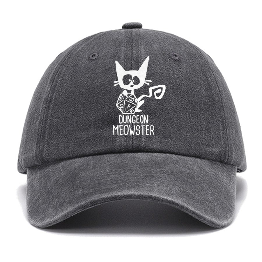 Dungeon Meowster Funny Unisex Gamer Cotton Hat