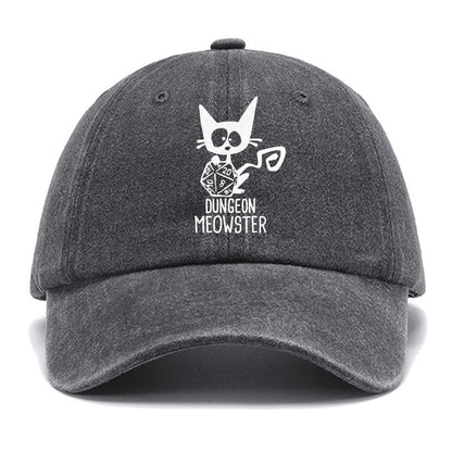 Dungeon Meowster Funny Unisex Gamer Cotton Hat