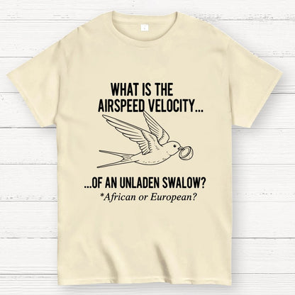 What Is The Airspeed Velocity...Art Print Geek T-Shirt