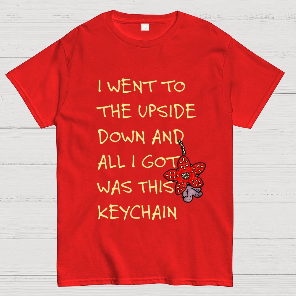 Upside Down Keychain Geek T-Shirt