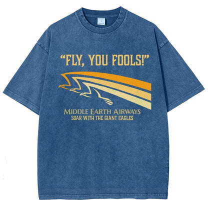 Fly, You Guys! Vintage Distressed T-shirt