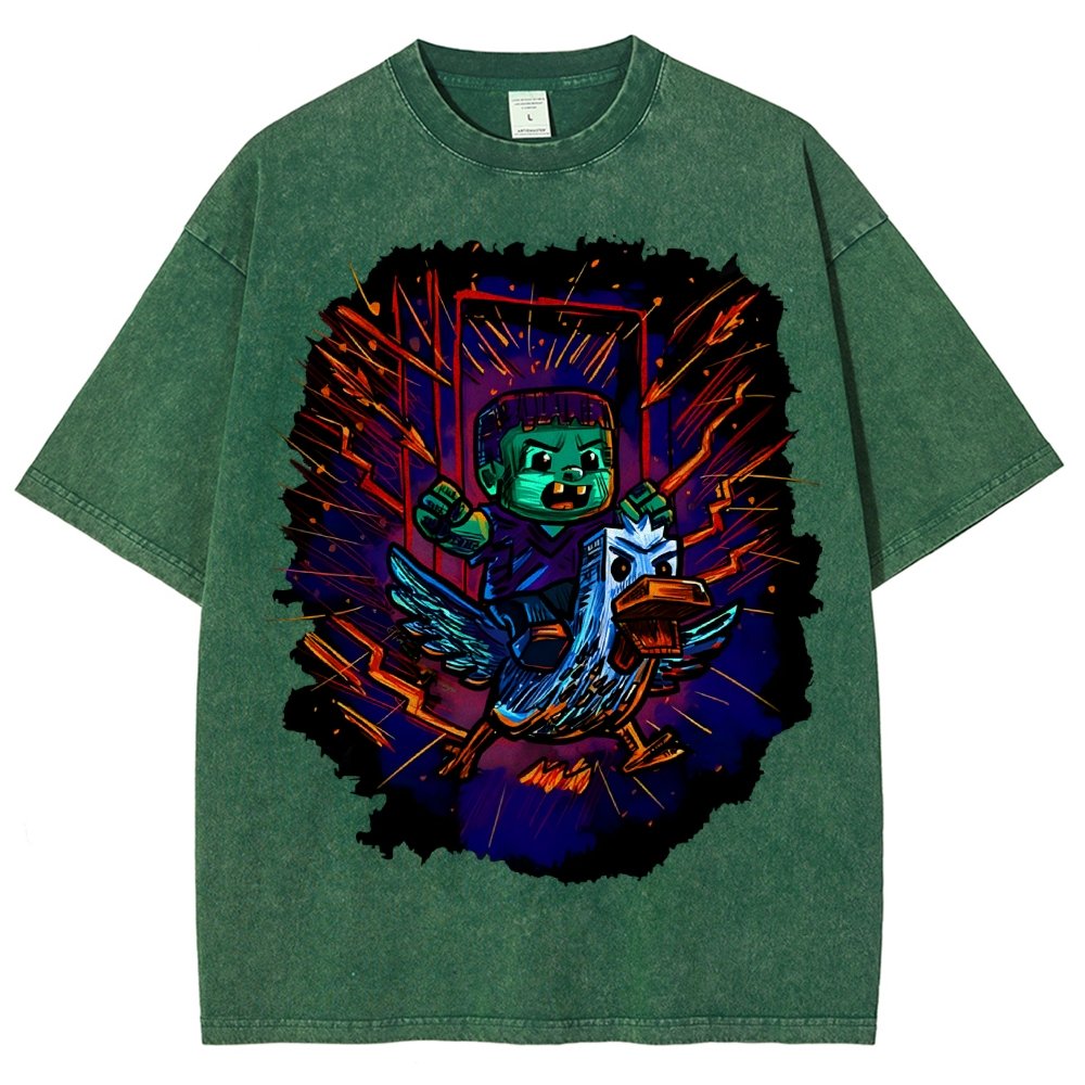 What the Cluck Vintage Distressed T-shirt