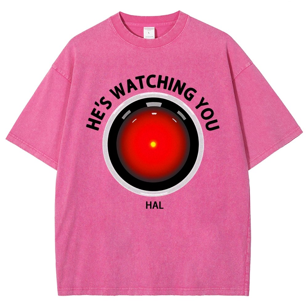 HAL Is Watching YOU Vintage Distressed T-shirt