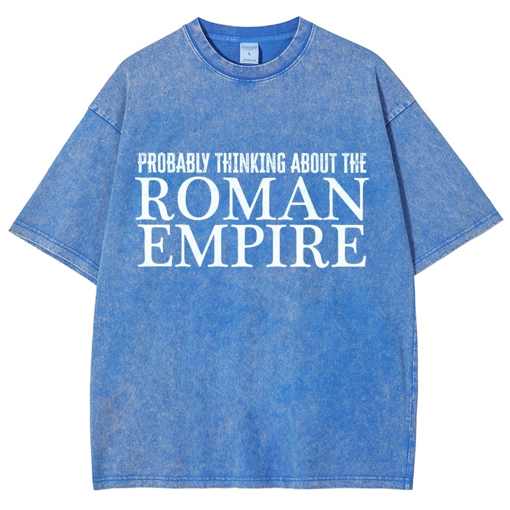 Probably Thinking About The Roman Empire Vintage Distressed T-shirt