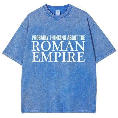 Probably Thinking About The Roman Empire Vintage Distressed T-shirt