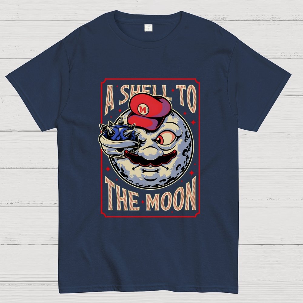 Moon Shell Movie Game Geek T-Shirt