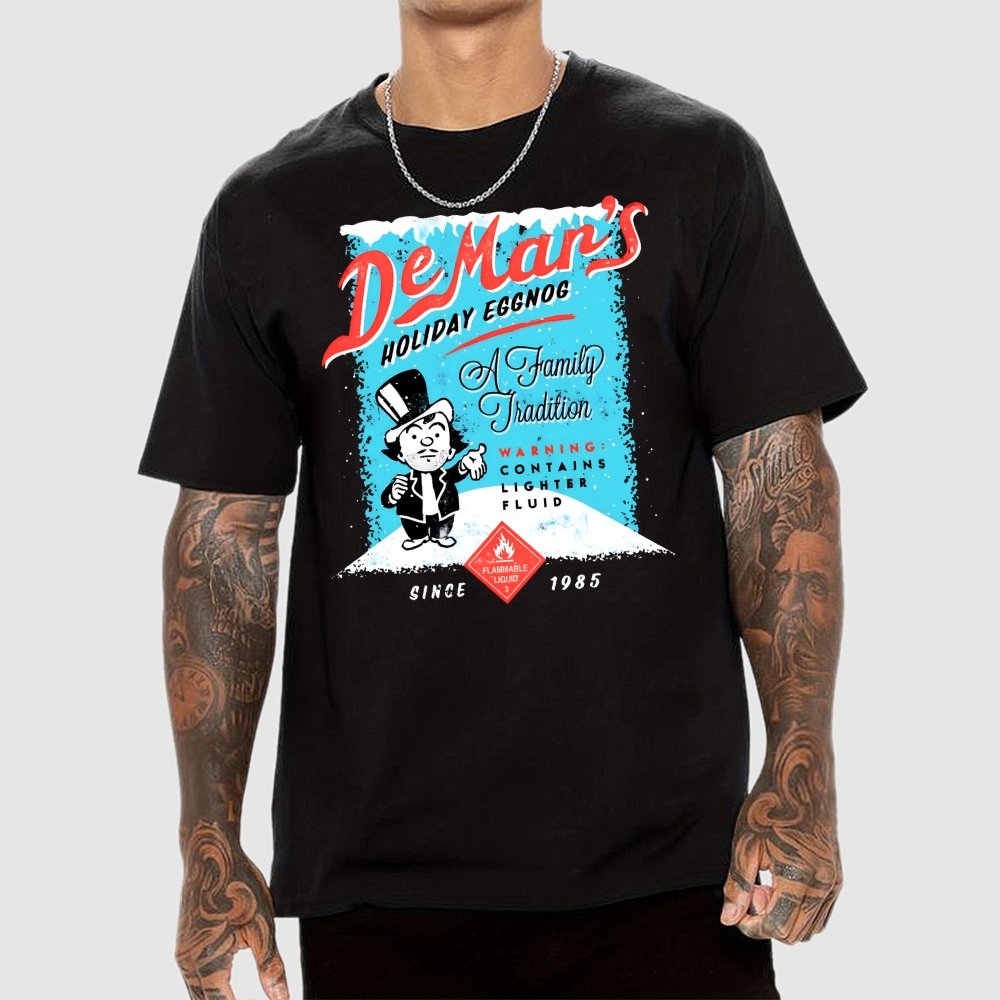 Charles DeMar's Eggnog with Lighter Fluid Geek T-Shirt