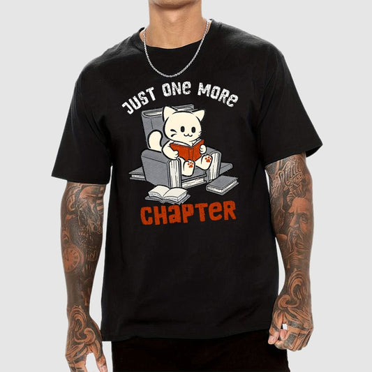 Just One More Chapter Cat Geek T-Shirt