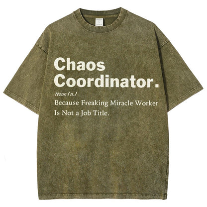 ChaosCraft Vintage Distressed T-shirt