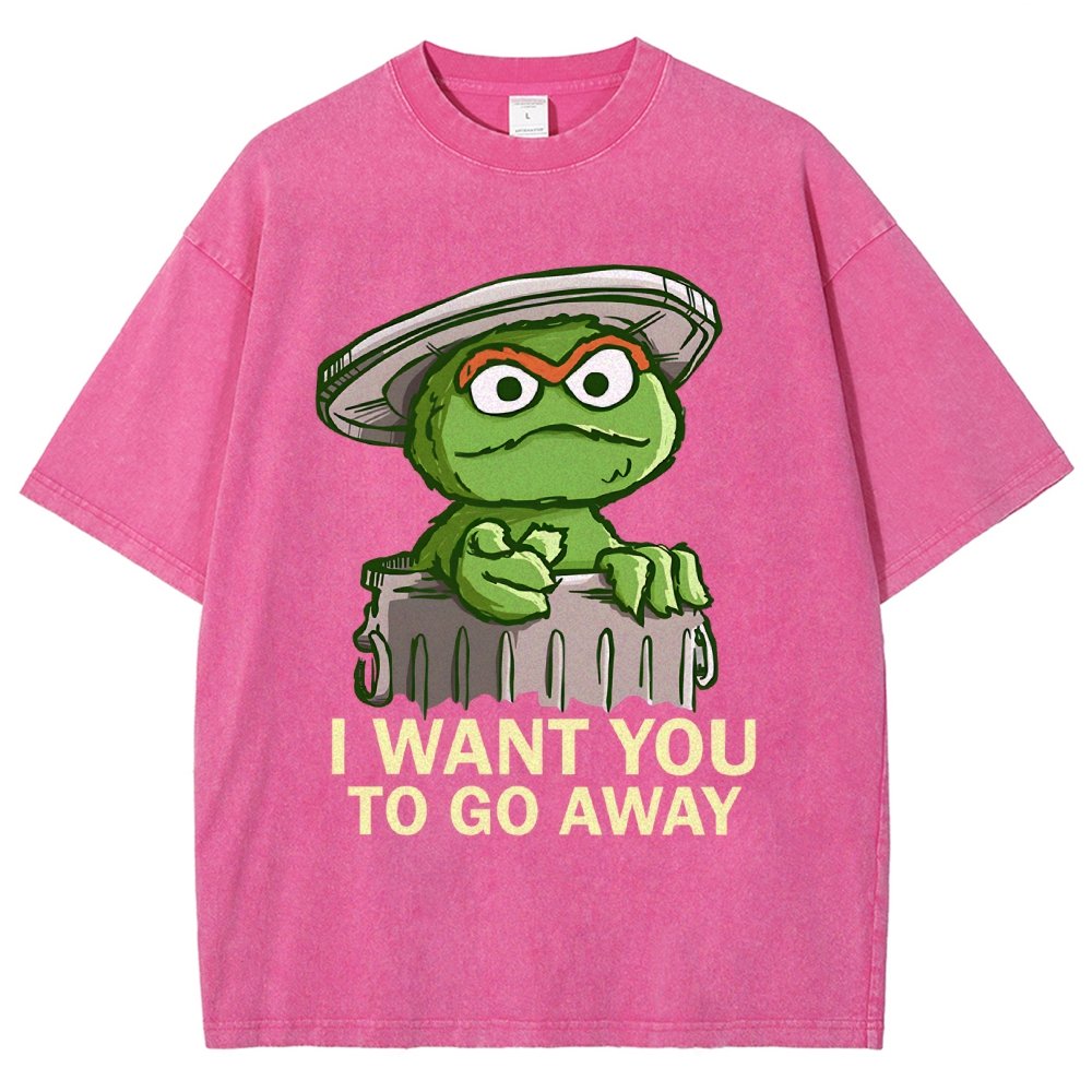 I Want You to Go Away Vintage Distressed T-shirt
