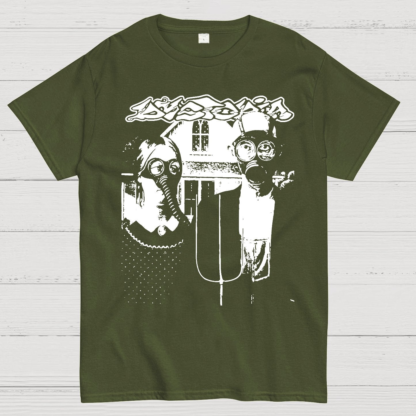 Dystopia Crust Punk Band Geek T-Shirt