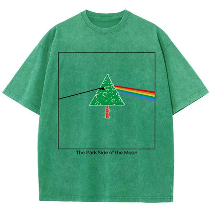 The Park Side of the Moon Vintage Distressed T-shirt