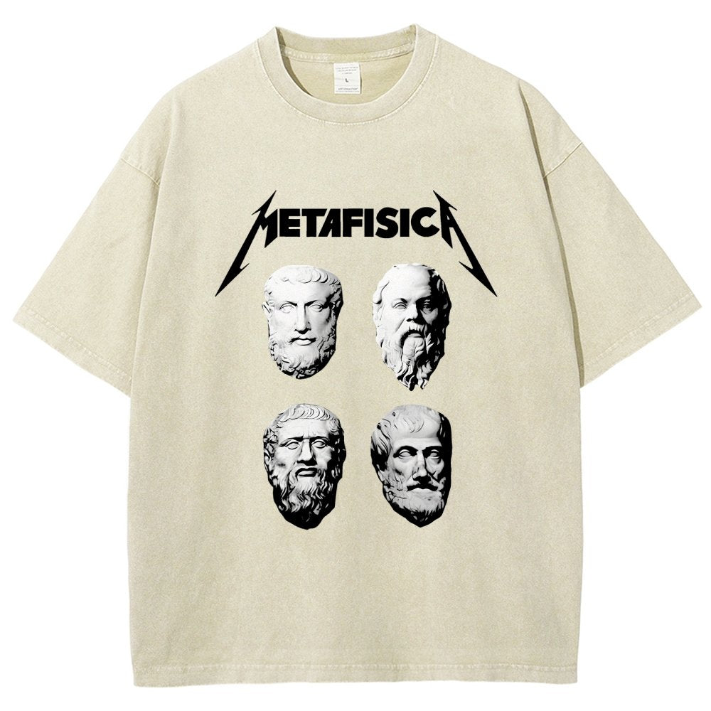 Metafisica Vintage Distressed T-shirt
