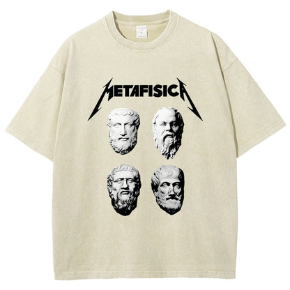 Metafisica Vintage Distressed T-shirt