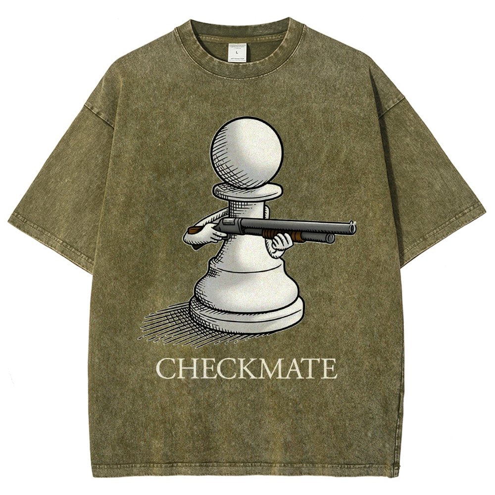 Checkmate Vintage Distressed T-shirt