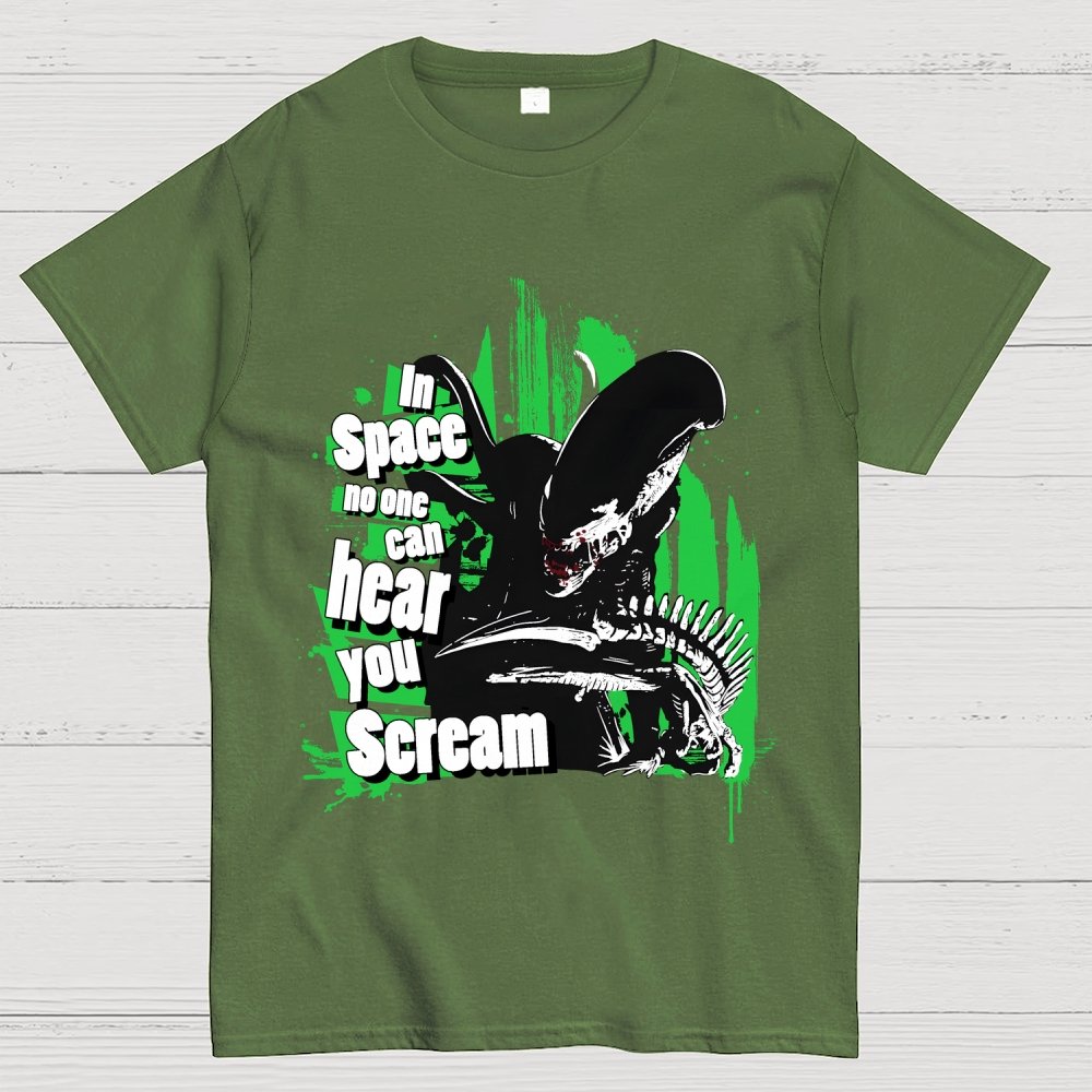 In Space No One Can Hear You Scream Geek T-Shirt