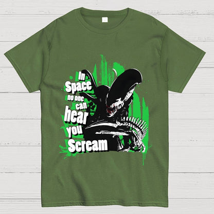 In Space No One Can Hear You Scream Geek T-Shirt
