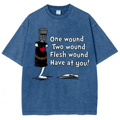 One Wound, Two Wound Essential Vintage Distressed T-shirt