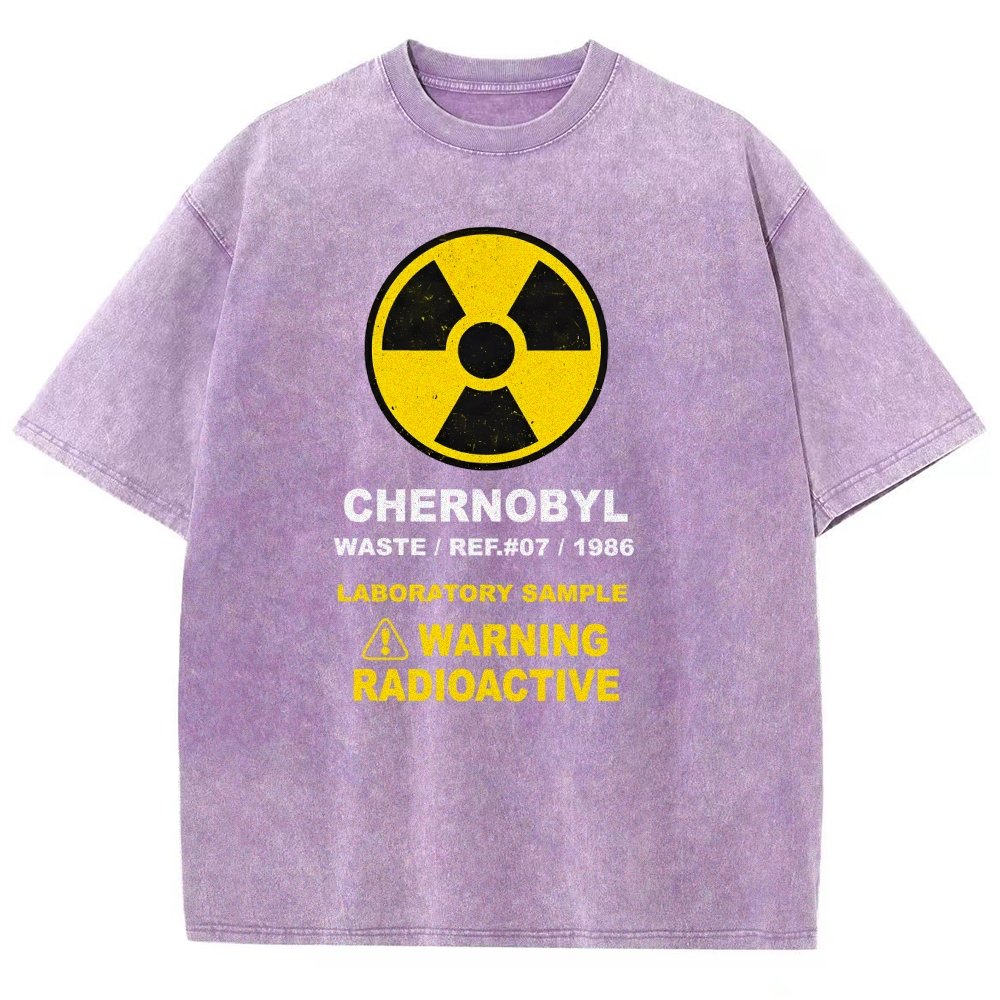 Chernobyl Warning Vintage Distressed T-shirt