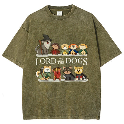 King Of The Dogs Vintage Distressed T-shirt