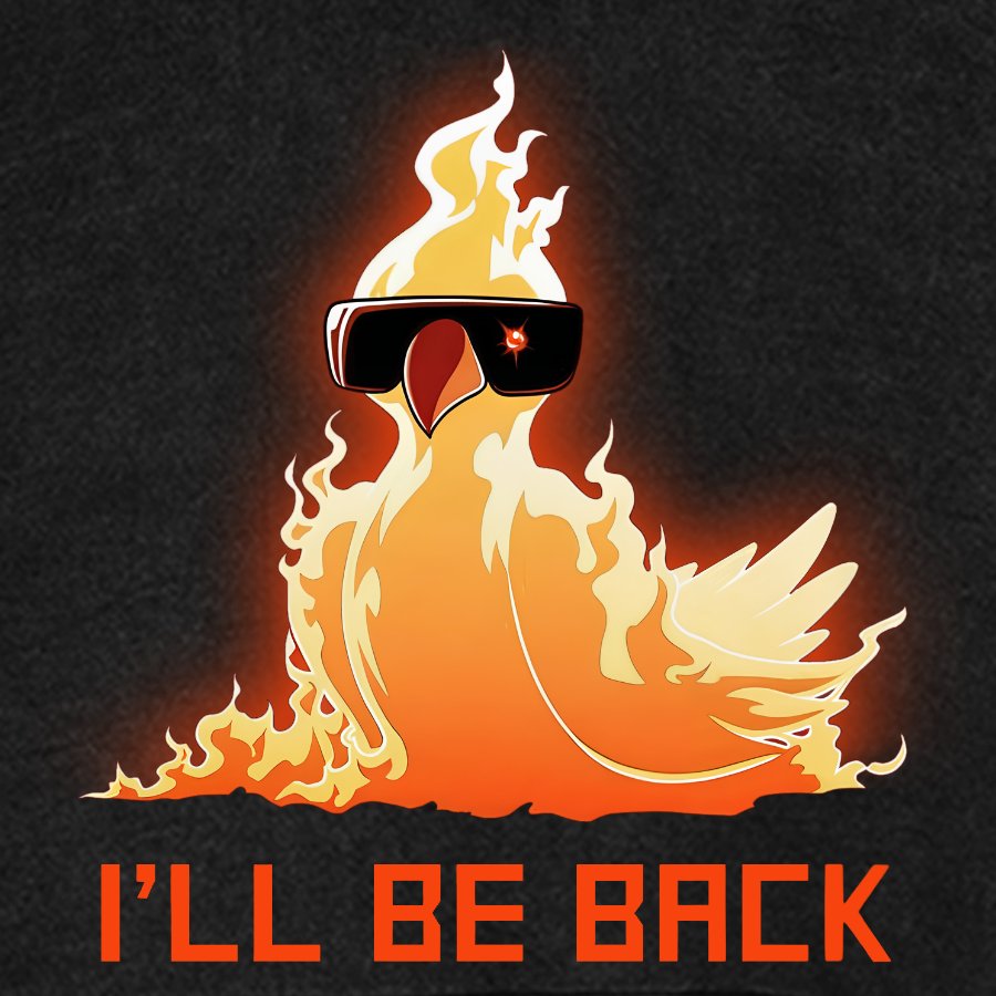 I'll Be Back Vintage Distressed Hoodie