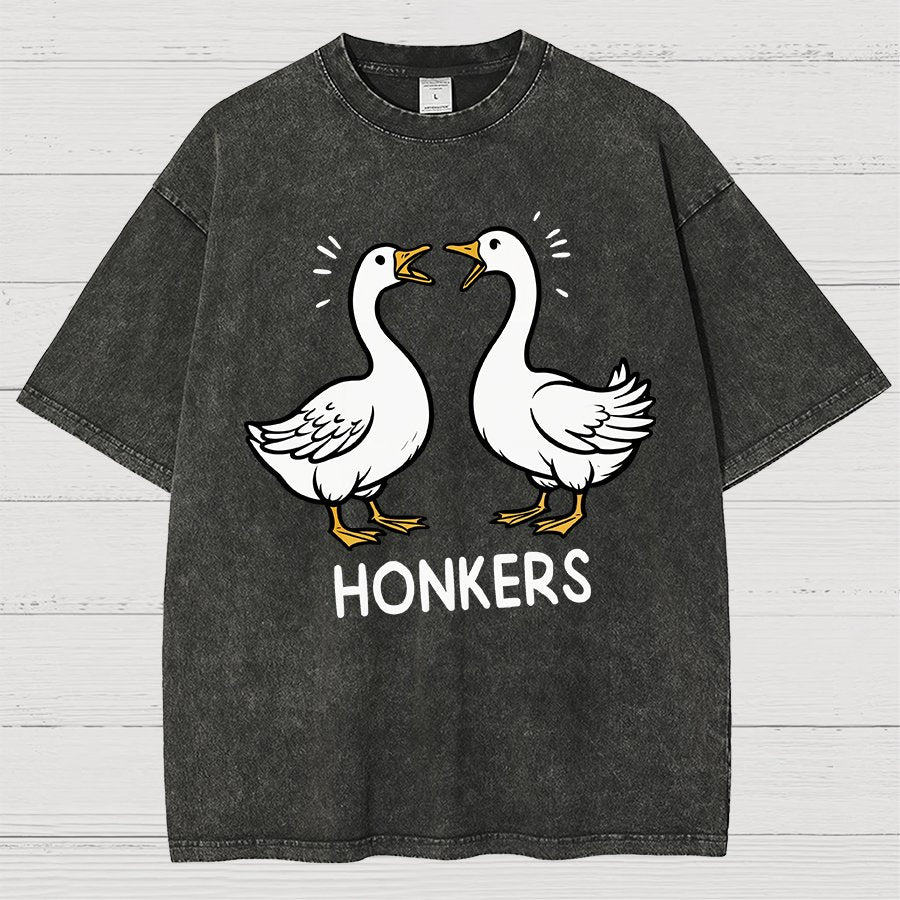 Honkers Funny Goose Vintage Distressed T-shirt