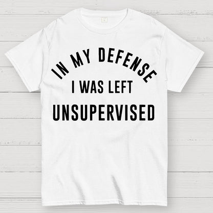 Left Unsupervised Geek T-Shirt