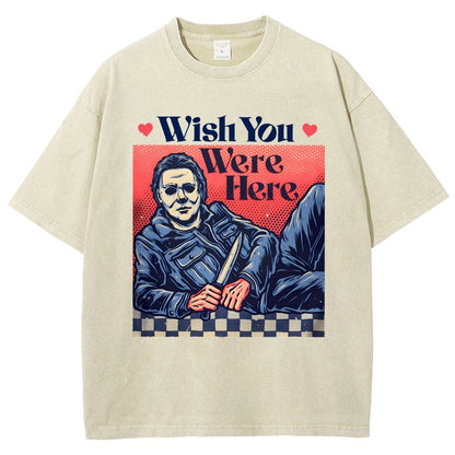 Wish You Were Here Vintage Distressed T-shirt