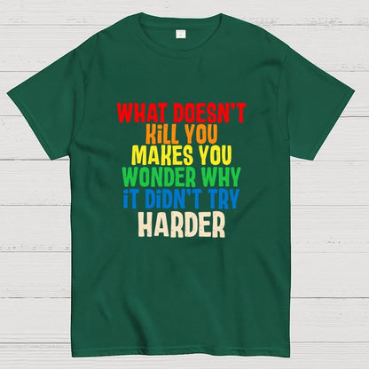 Try Harder Geek T-Shirt