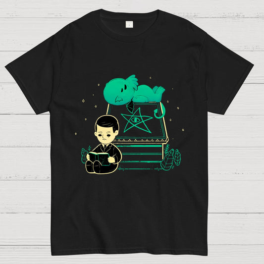 Cute Cthulhu And Lovecraft Geek T-Shirt