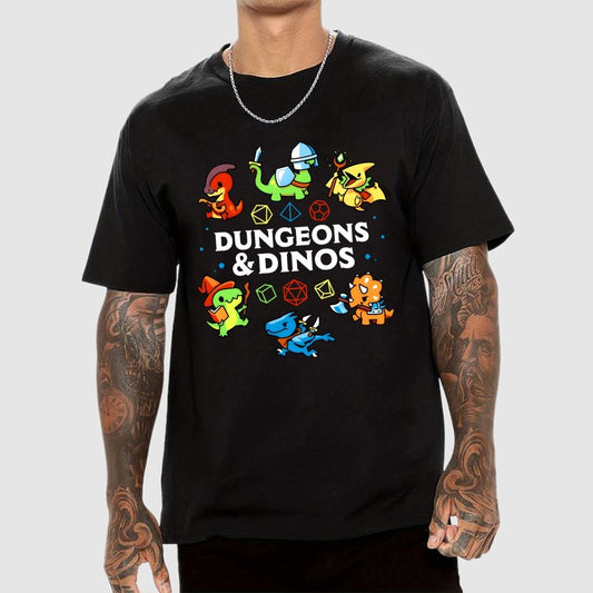 Dungeons & Dinos Geek T-Shirt