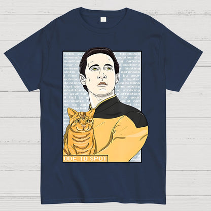 Date Ode To Spot Cat Geek T-Shirt