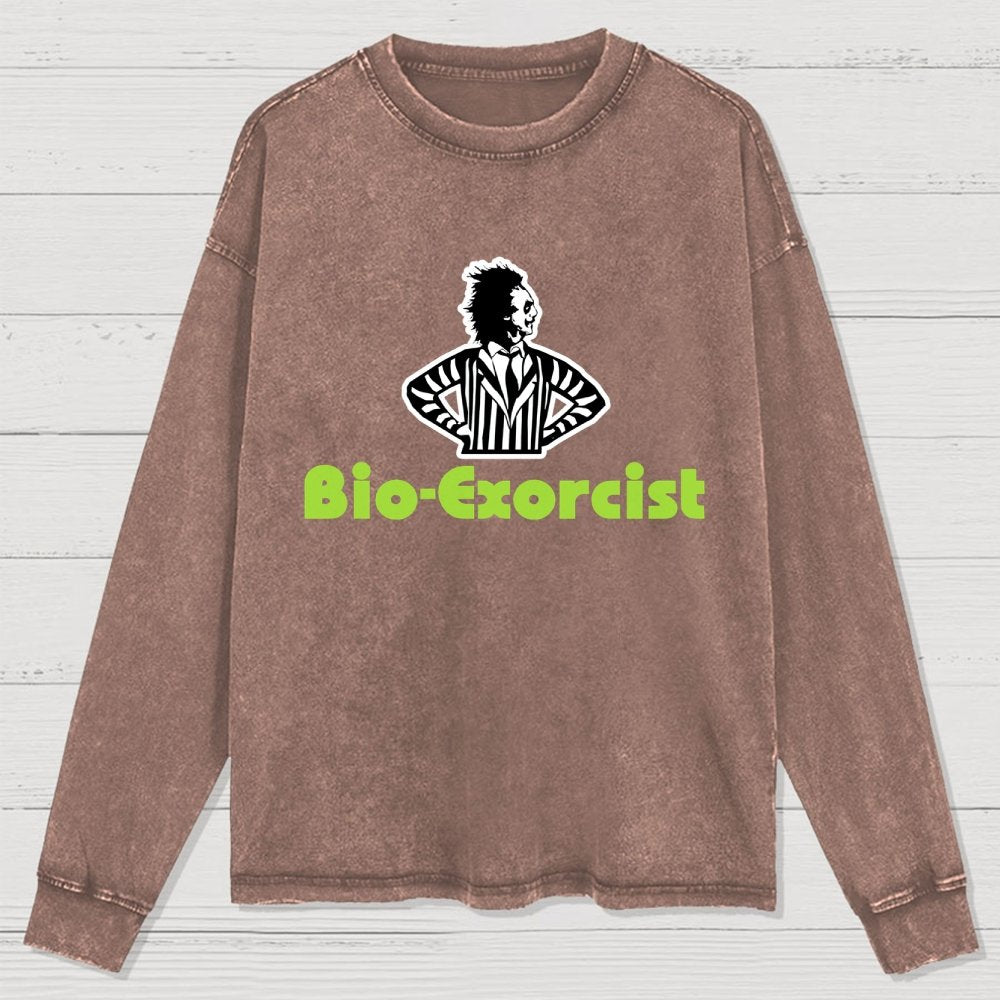 Bio-Exorcist! Washed Long Sleeve Tee