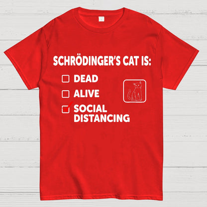 Schrodinger's Social Distancing Geek T-Shirt