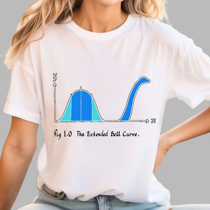 The Extended Bell Curve Geek T-Shirt