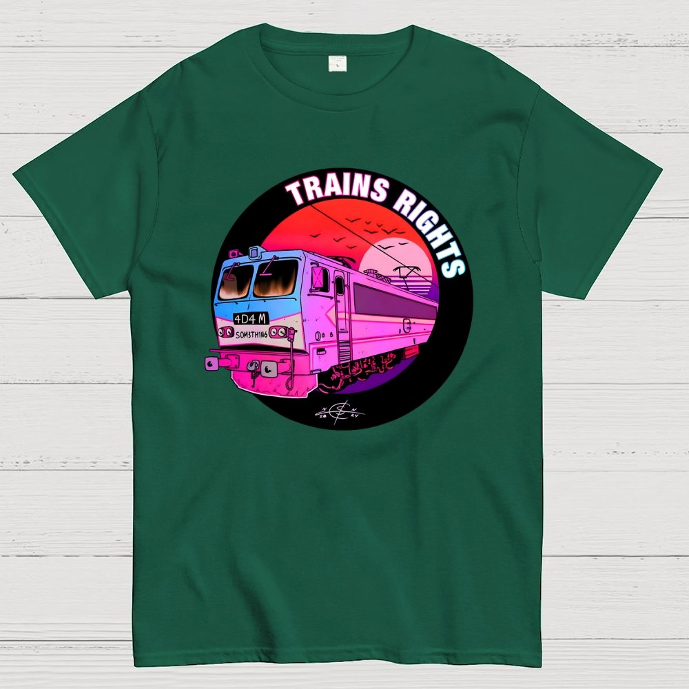 Trains Rights Geek T-Shirt