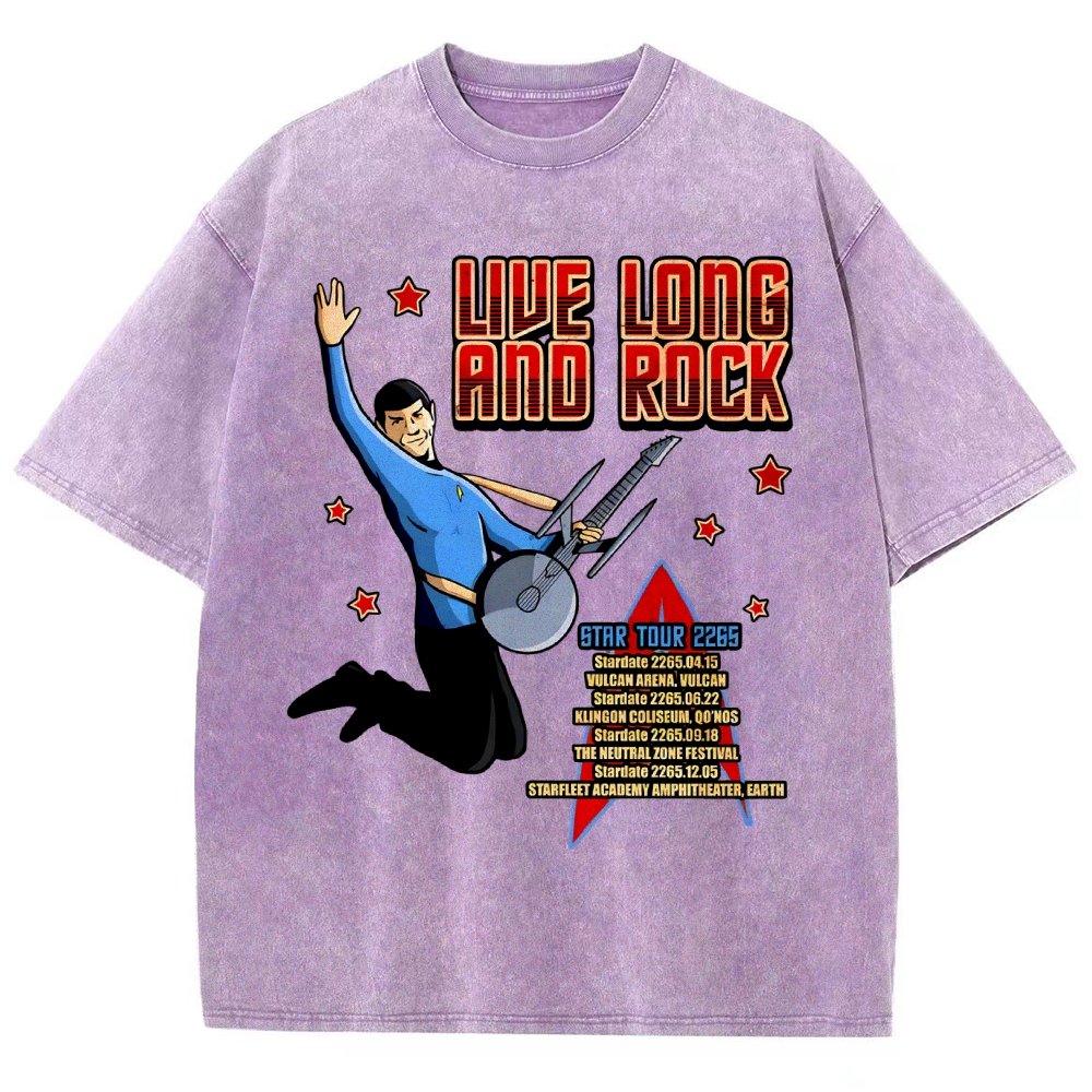 Live Long and Roll Vintage Distressed T-shirt