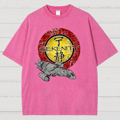 Firefly Starship Vintage Distressed T-shirt