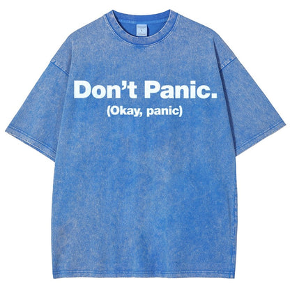 Okay Panic Vintage Distressed T-shirt