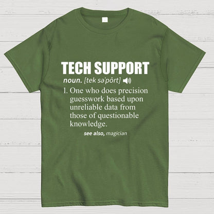 Tech Support Definition Geek T-Shirt