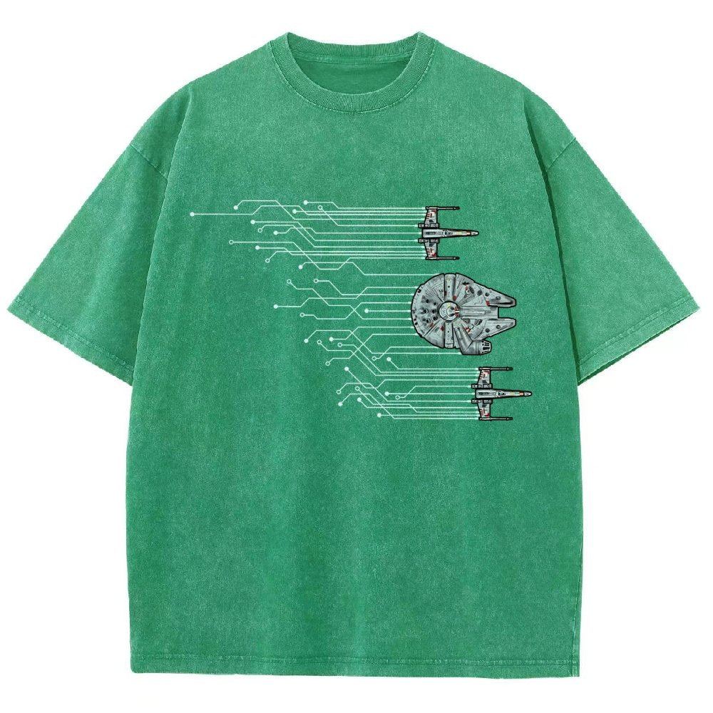 Microships – The Fastest Circuit in the Galaxy Vintage Distressed T-shirt