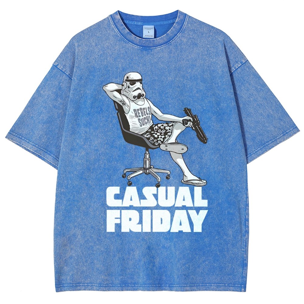 Casual Friday Vintage Distressed T-shirt