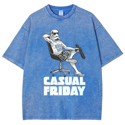 Casual Friday Vintage Distressed T-shirt
