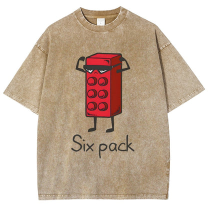 Six Pack Vintage Distressed T-shirt