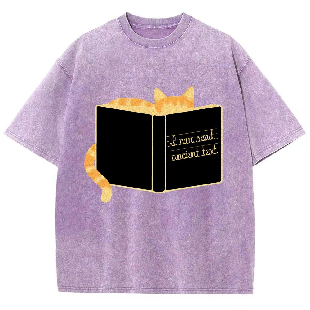 Ancient Text Vintage Distressed T-shirt