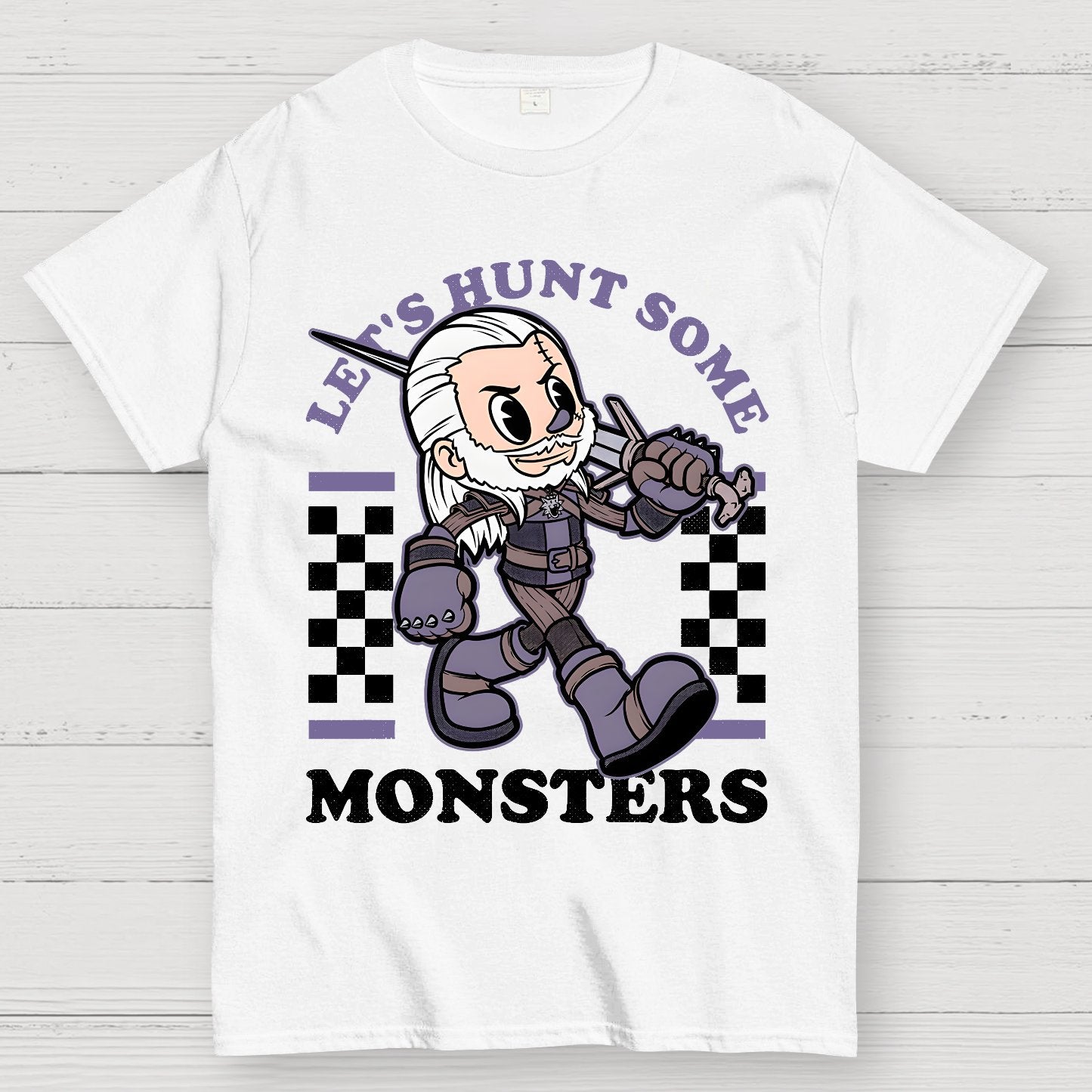 Hunt Some Monsters Geek T-Shirt