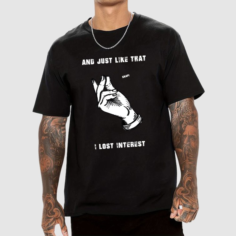 I Lost Interest Geek T-Shirt