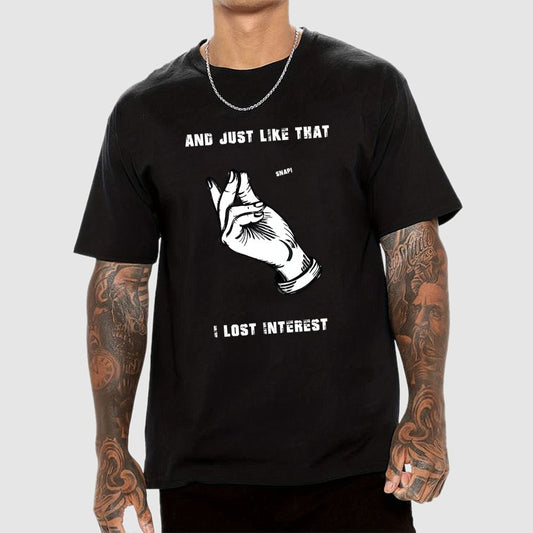 I Lost Interest Geek T-Shirt