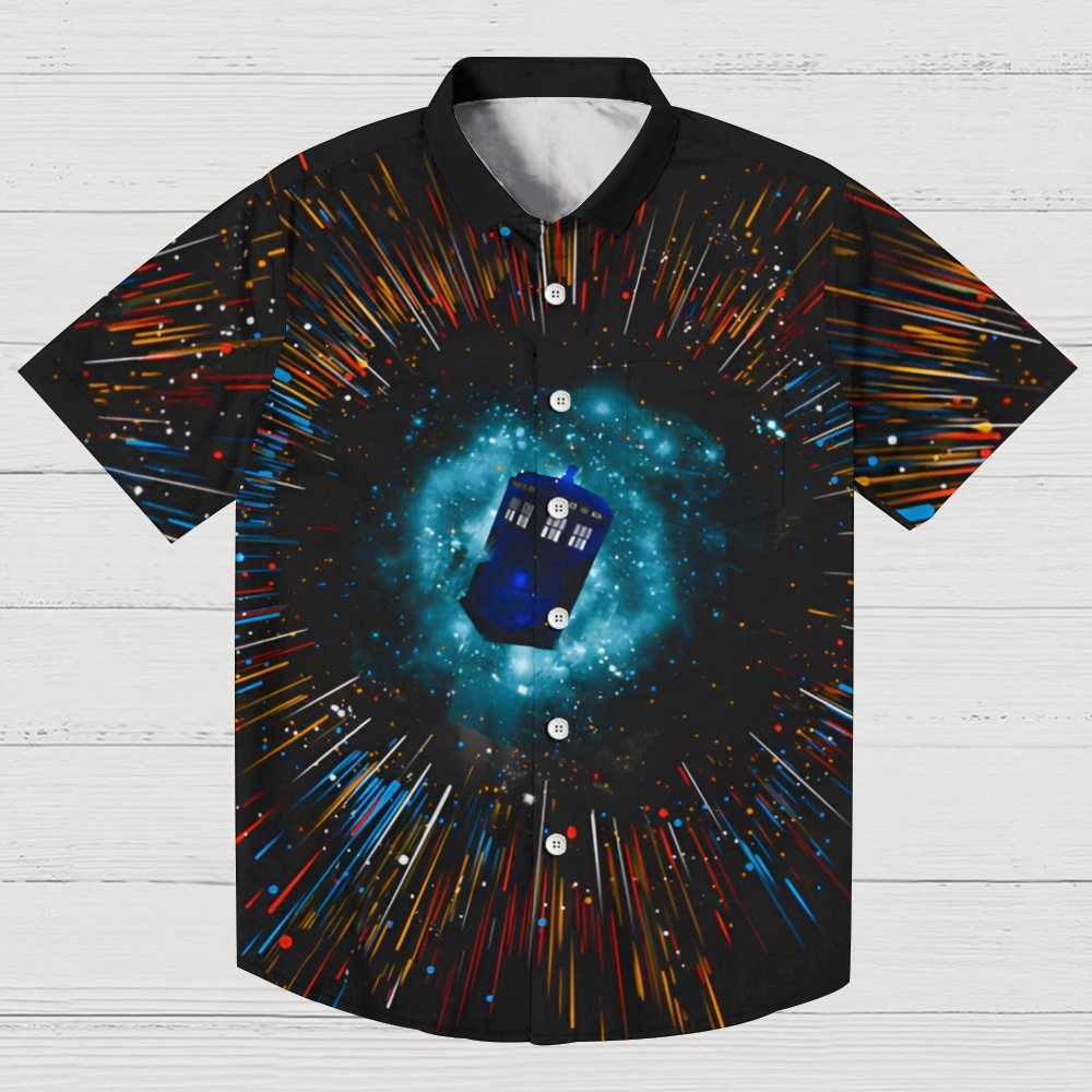 Blue Box Geek Hawaiian Shirt