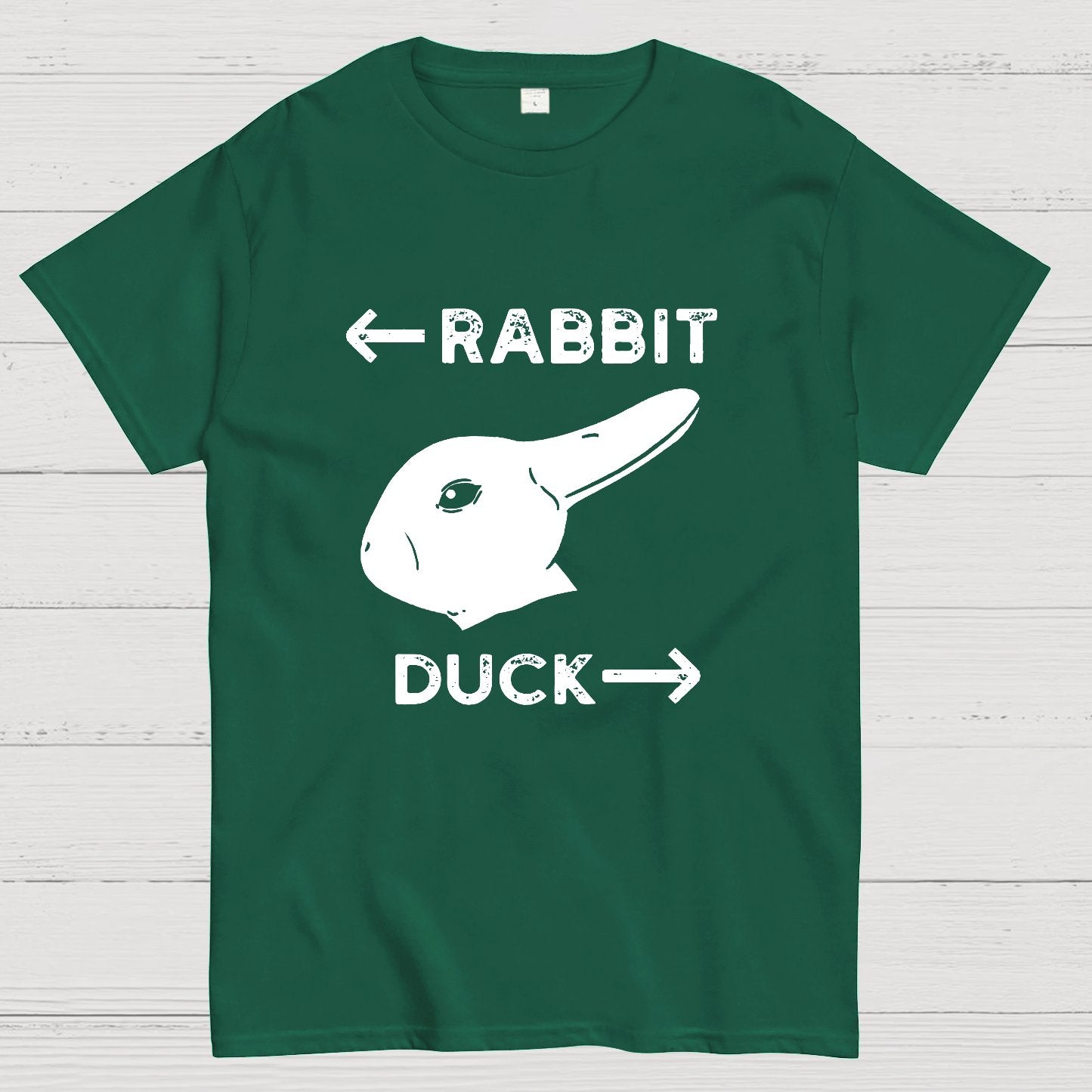 Wittgensteins Rabbit Duck Geeky T-Shirt